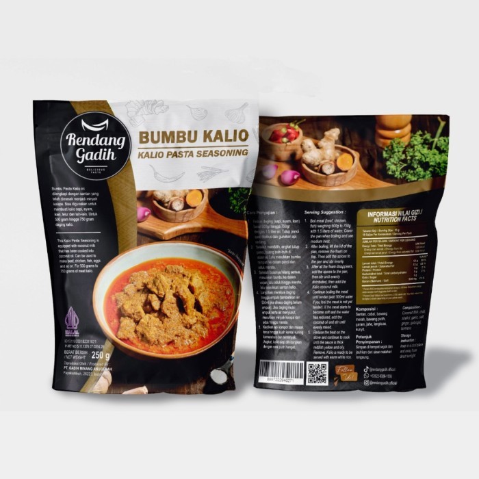 

Lhiu Bumbu Kalio Instan Rendang Gadih 250 Gram