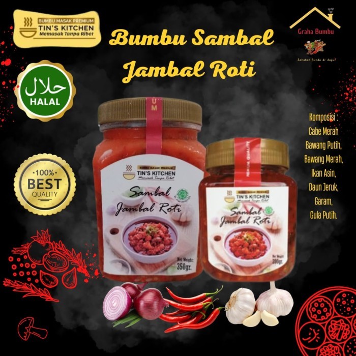

Lhiu Sambal Bumbu Jambal 200Gr & 350Gr Tins Kitchen Instan