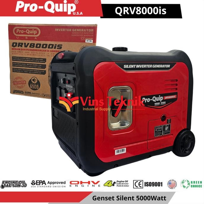 Tersedia Silent Inverter Generator Genset Bensin 5000Watt Proquip Qrv8000