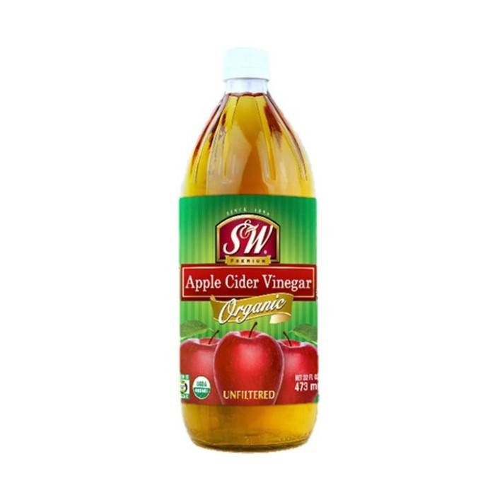 Sw Apple Cider Vinegar Organic Unfiltered 473 ml cuka apel