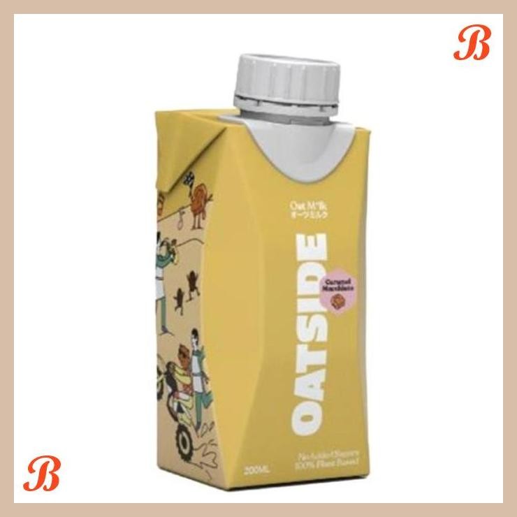 

| NN | OATSIDE OAT MILK CARAMEL MACCHIATO WITH CAPS ( TUTUP ) 200 ML