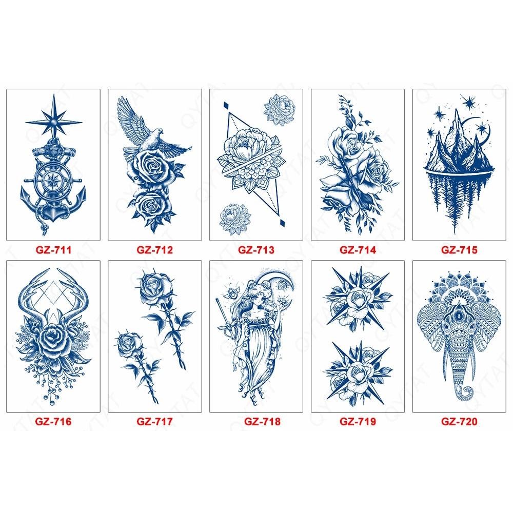 [ Wu TS ] TEMPORARY TATTOO  – Type GZ   711-720