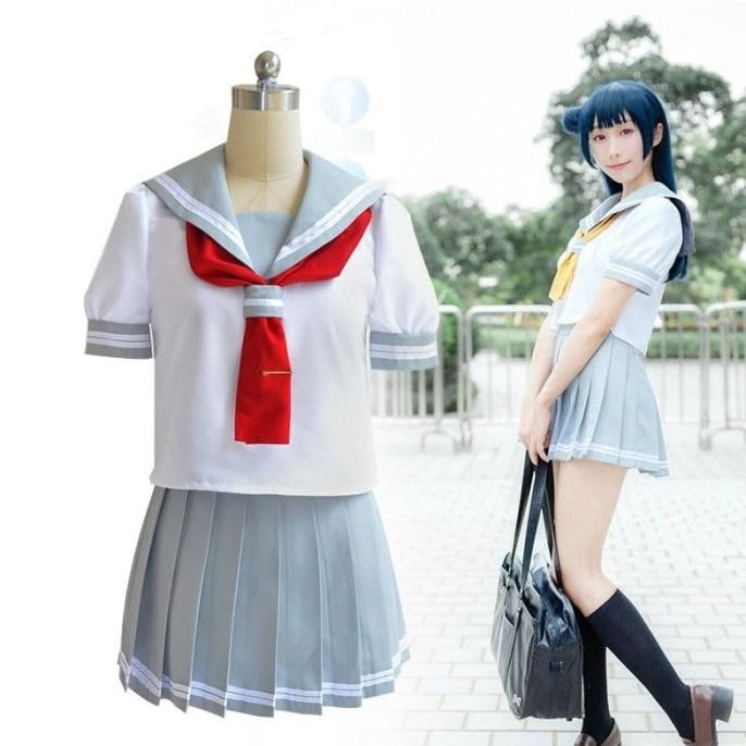 DFG CC-108 kostum cosplay love live sunshine seifuku sailor uniform TERLARIS
