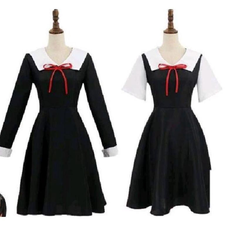 11.11 Love Is War Seifuku Kaguya Costume Cosplay Wanita Murah