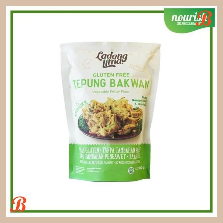 

| NN | LADANG LIMA, TEPUNG BAKWAN GLUTEN FREE 200GR