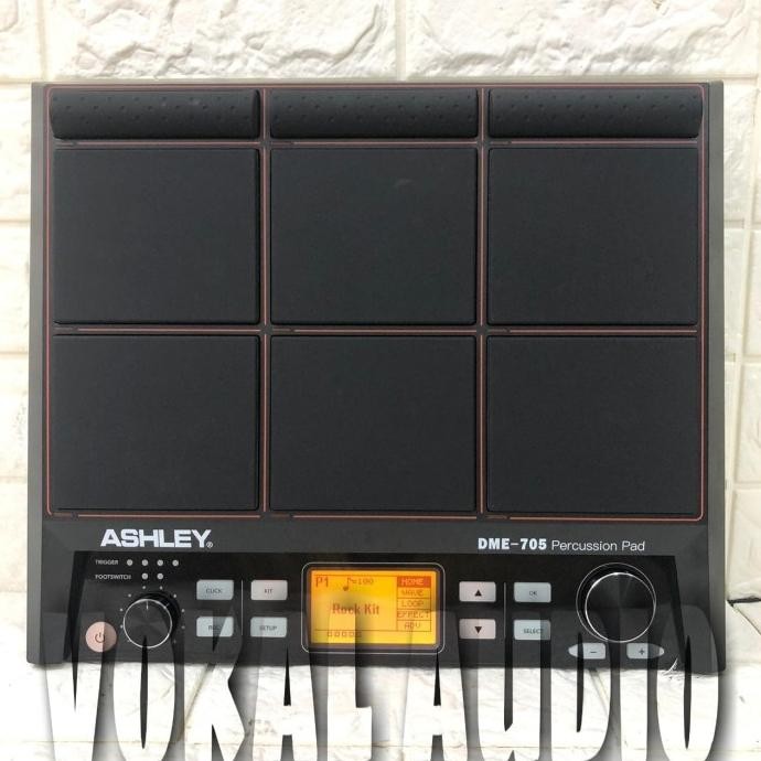 Jual Drum Electric Percussion Dme705 Ashley Original Drum Elektrik Dme 705