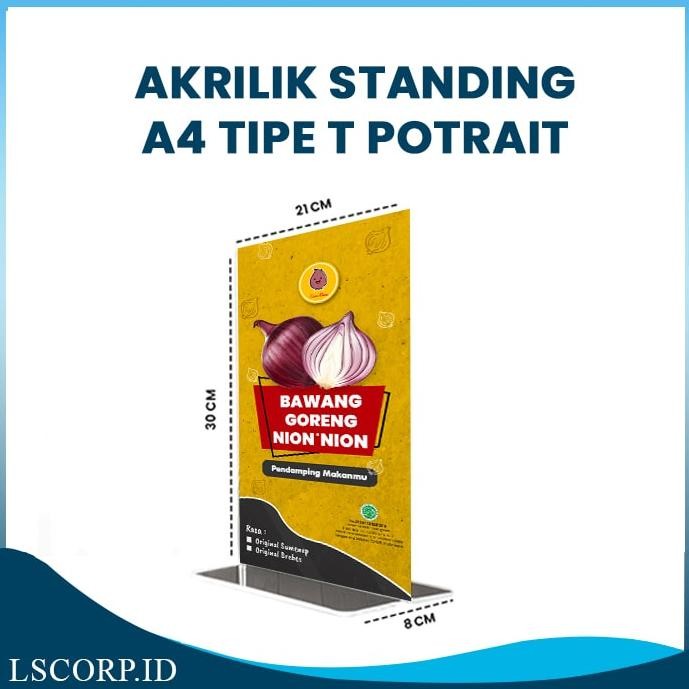 

Viral Super Akrilik Brosur Bening A4 Tipe T Potrait Stand Acrylic Meja Polos Tent Akrilik A4 (21,0 X 29,7 Cm) Standing Acrilic 2 Mm Li34