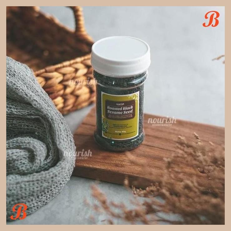 

| NN | ROASTED BLACK SESAME SEED 80GR / WIJEN HITAM PANGGANG