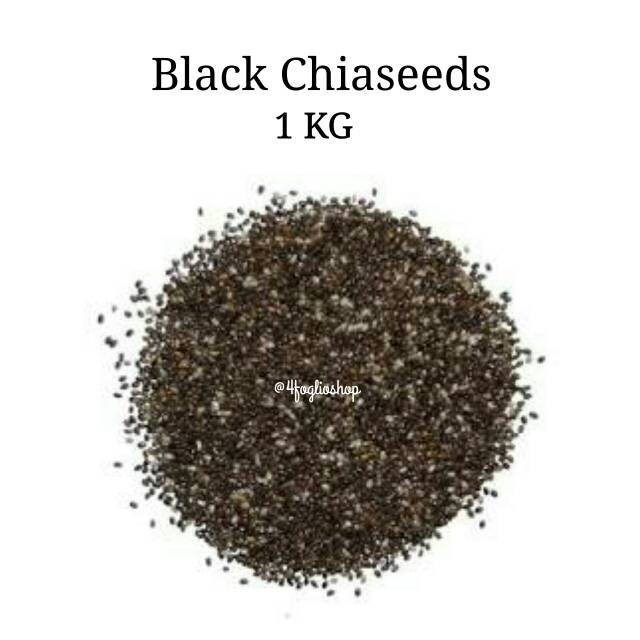 

ORGANIC BLACK CHIA SEEDS 1 KG (CERTIFIED)