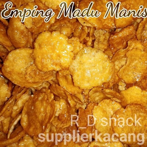 

500Gram (1/2Kg) Keripik Emping Madu (Manis) Mlinjo Jakarta Melinjo