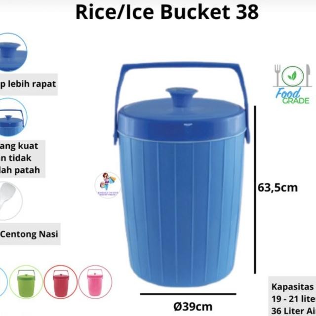 Rice Buet Maspion / Termos Nasi / Termos Es 38 Liter