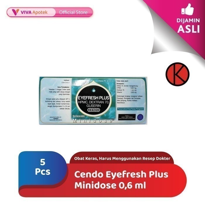 Cendo Eyefresh Plus Minidose 0,6 ml (5 Pcs)