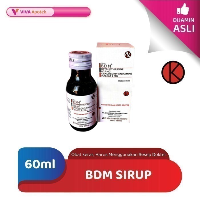 BDM Sirup / Alergi Saluran Pernapasan / Gatal (60 Ml)