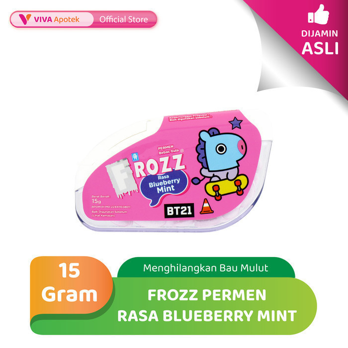 

Frozz Permen Rasa Blueberry Mint (15 gram)