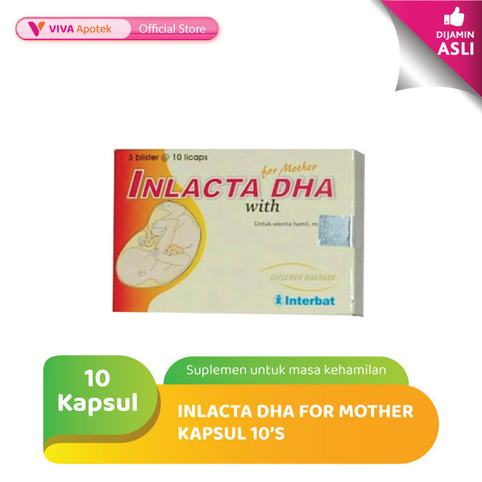 Inlacta Dha For Mother Suplemen Ibu Hamil & Menyusui (10 Kapsul)