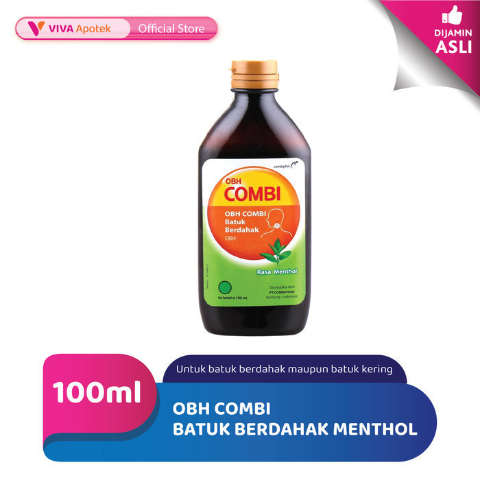 OBH Combi Batuk Berdahak Menthol Sirup untuk Batuk Berdahak (100 ml)