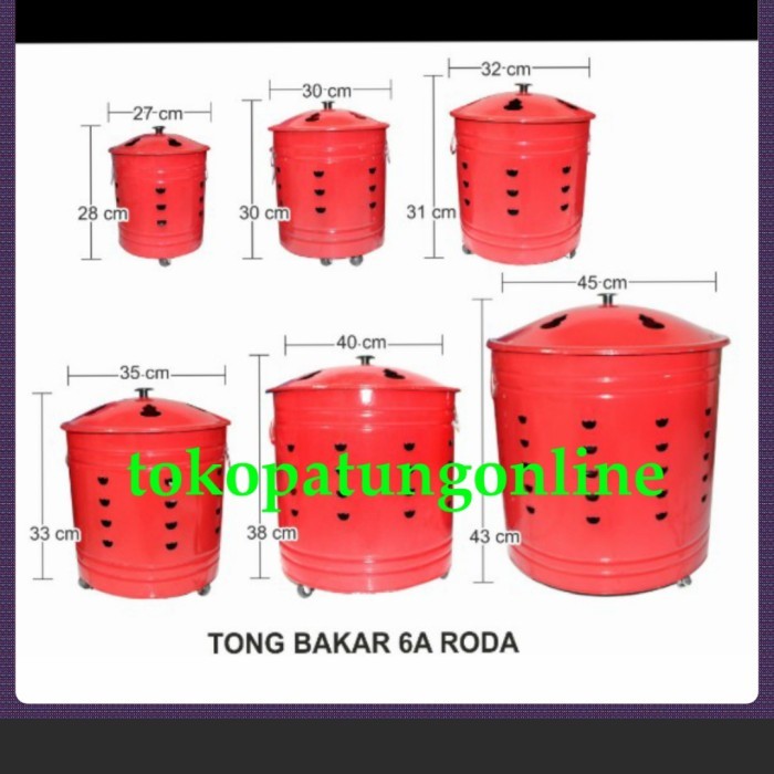 Jual Tong Bakar Kertas Sembahyang Besar