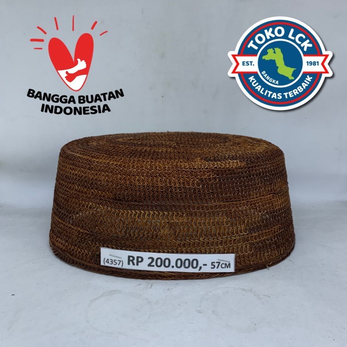 Kopiah Resam / Peci / Songkok Asli Bangka Dari Toko Lck