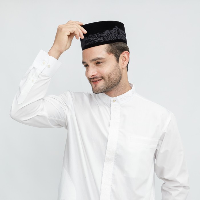 Songkok Peci Bhs Royal Bordir Tinggi 9 Motif 006