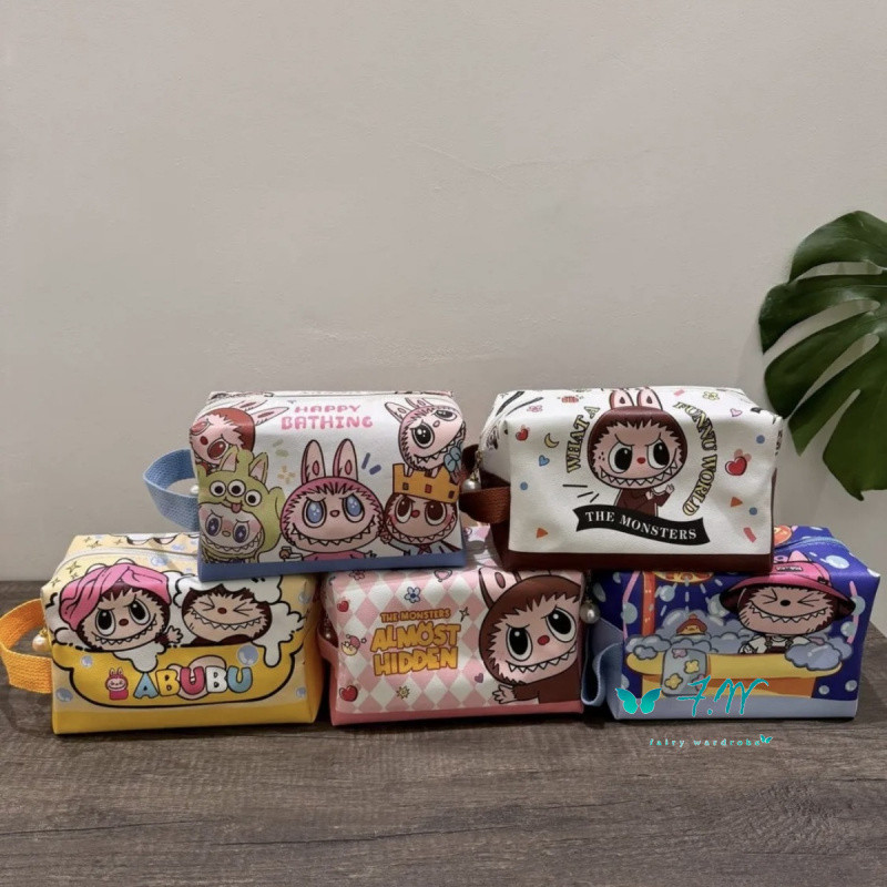 

【POP MART Labubu 】Three-dimensional cartoon storage portable pencil bag with large storage capacity