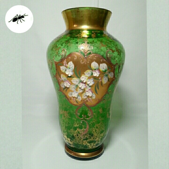 VAS KRISTAL BOHEMIA BOHEMIAN ORIGINAL BESAR