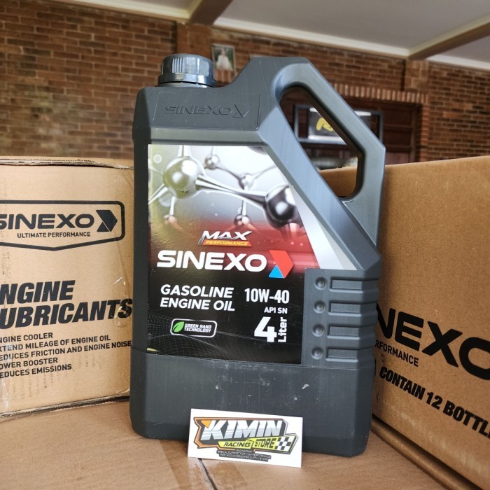 OLI SINEXO GASOLINE ENGINE OIL MAX SAE 10W-40 API SN - MOBIL