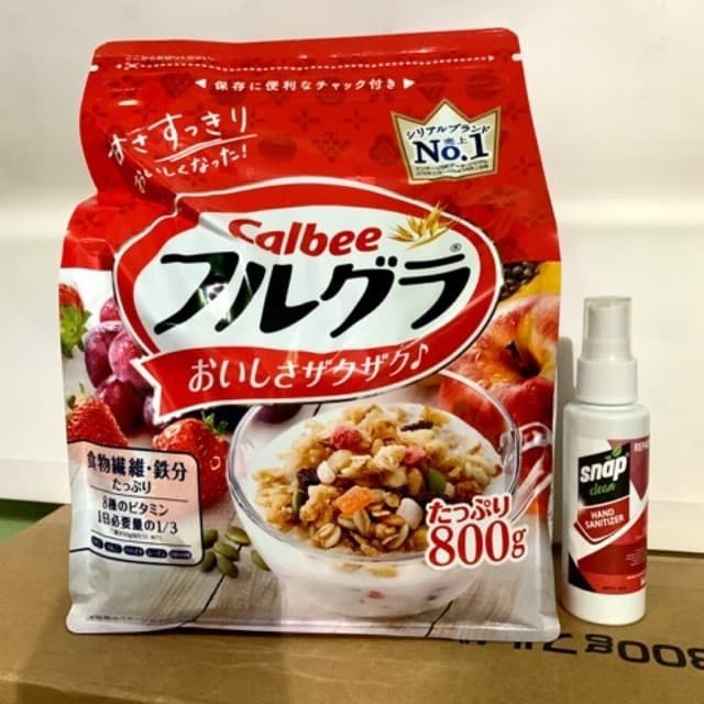 

Calbee Granola Cereal Free Snap Clean Spray