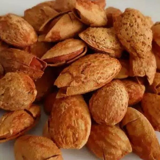 

Kacang Almond Susu/Caramel Fress/Garing/Renyah 1kg Free TT