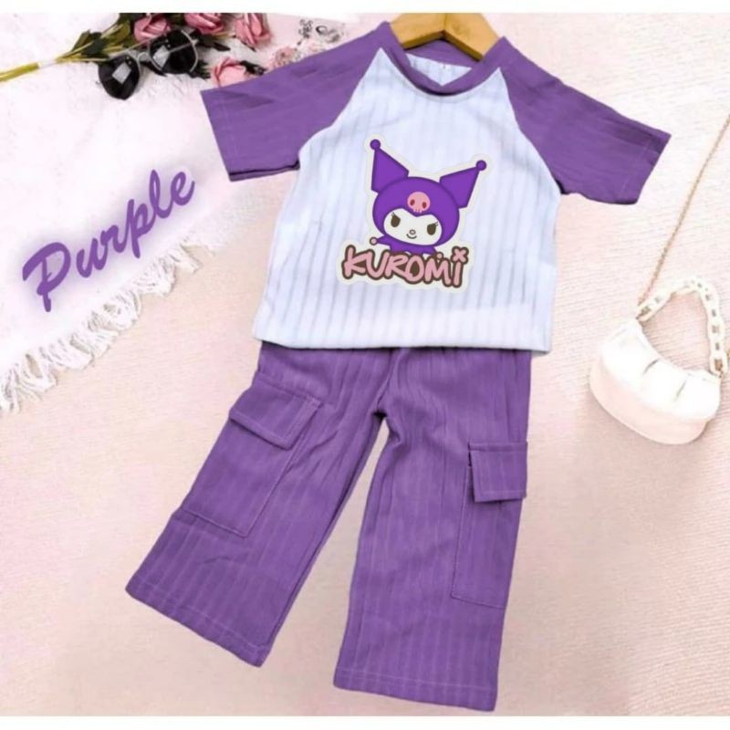 Stlan Anak Kecil Umur Tanggung 1 Set Baju Terbaru 2025 Setelan Anak Perempuan 0-6 Tahun One Set Anak