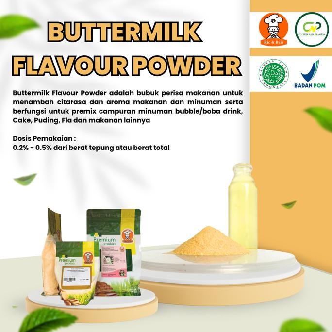 

Buttermilk Powder / Bubuk Butter Milk / Perisa Flavour Perasa Flavor