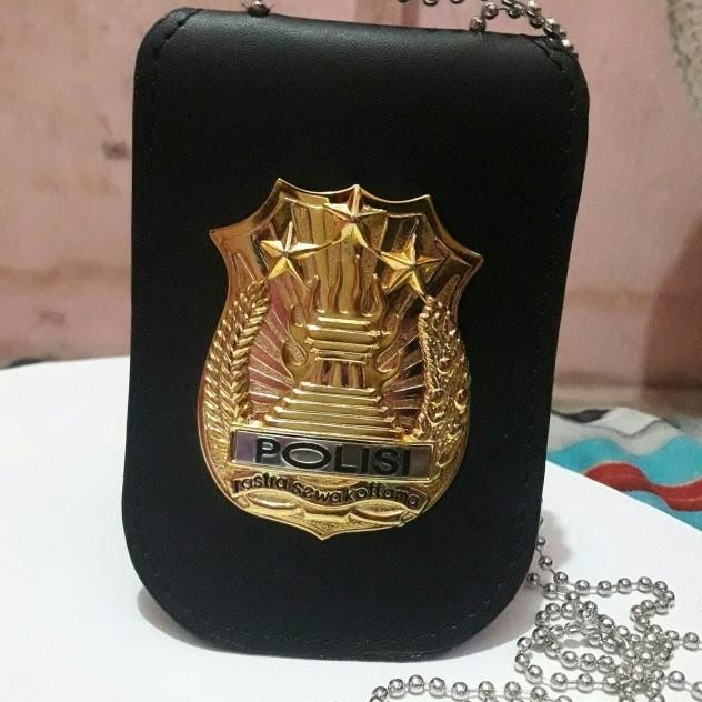 Dompet Name Tag/Kalung Lencana Polisi