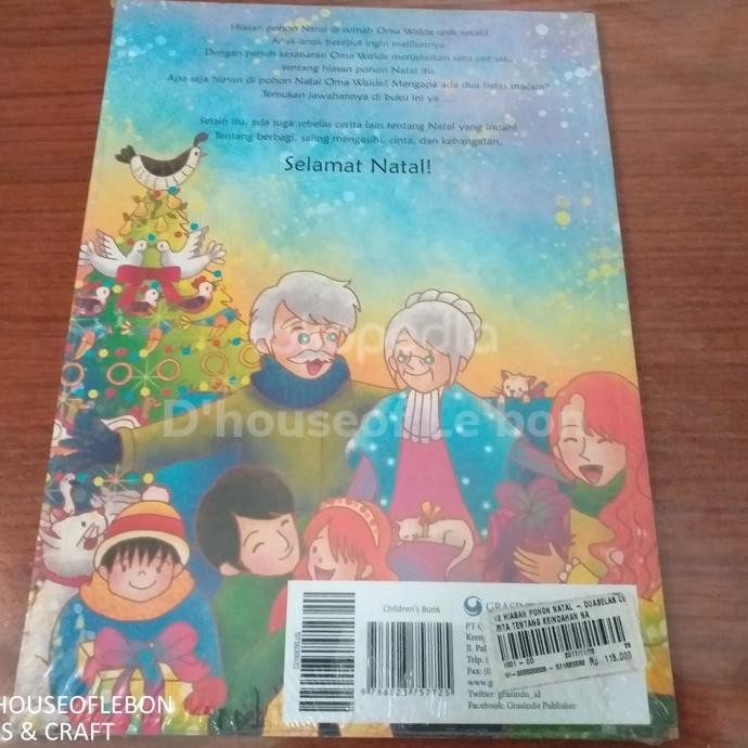 

Buku : 12 Hiasan Pohon Natal (Dua belas cerita Keindaha natal) Agnes RMBT
