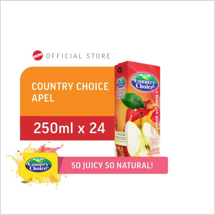 

Country Choice Jus 250ml 1 dus isi 24 pcs - minuman murah