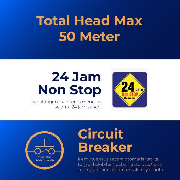 Pompa Air Semi Jet Pump Shimizu Jet 400 Bit / Jet-400 Bit  Ready