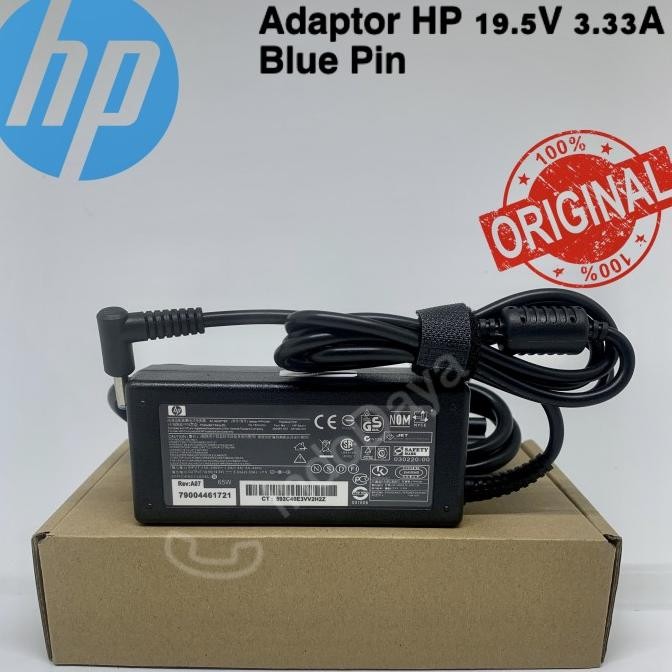 Adaptor Cas Charger Laptop Original HP 14 Envy Pavilion 19V 3.33A TKY