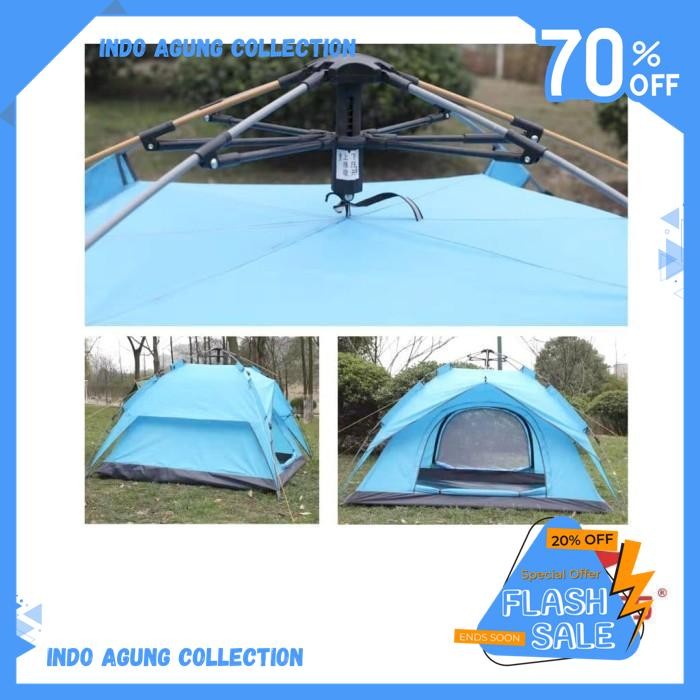 TENDA CAMPING TENDA KEMAH SPEEDS 3 ORANG LIPAT PORTABLE 210 X 140 003 PROMO 
