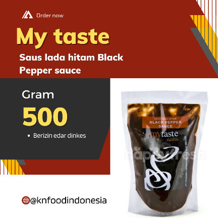 

Saus Lada Hitam - Saus BlaPepper My Taste 1 Dus isi 10 Kg - GO JEK