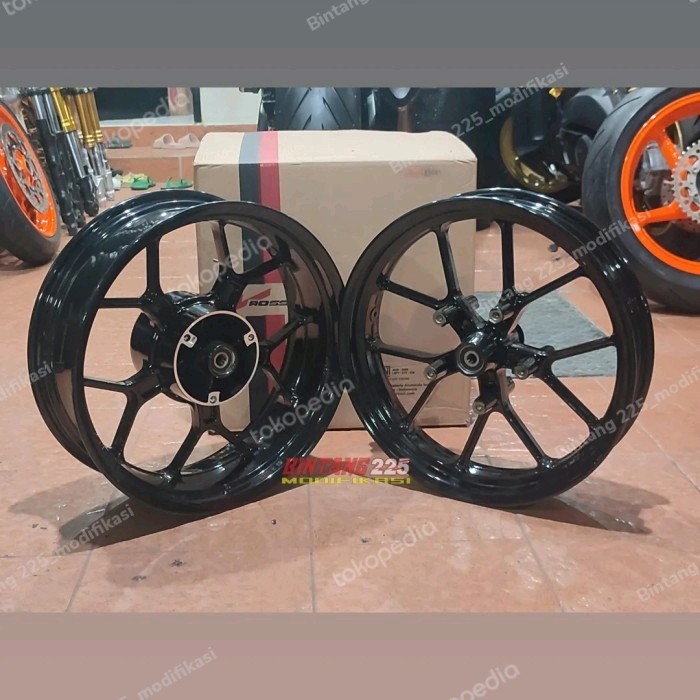 VELG VROSSI COBRA R25 / MT25 DOUBLE DISK DEPAN LEBAR