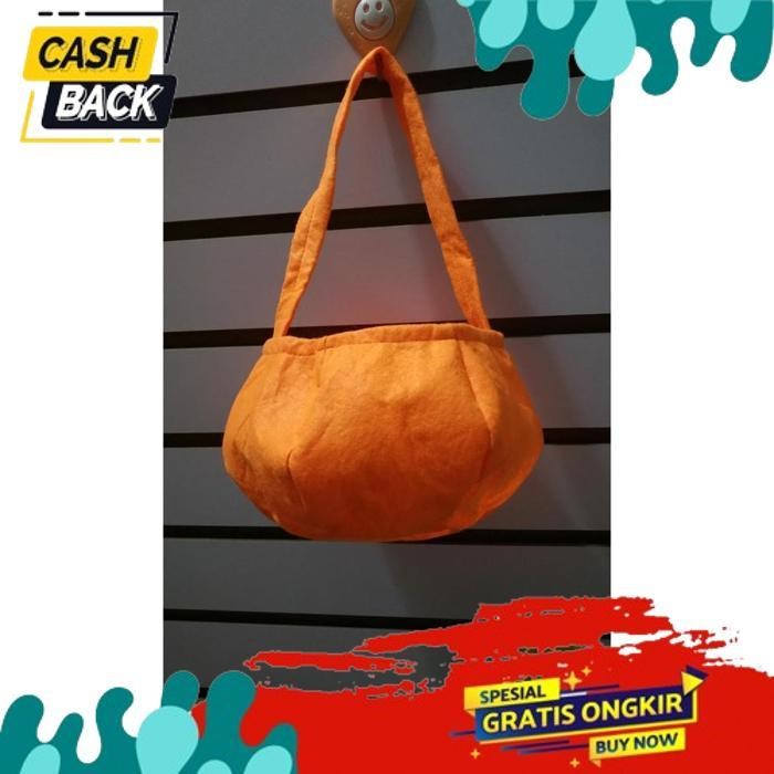 

BISMILAH TAPB TAS HALLOWEEN PUMPKIN LABU TRICK OR TREAT GOODIE BAG FLANEL ECOS