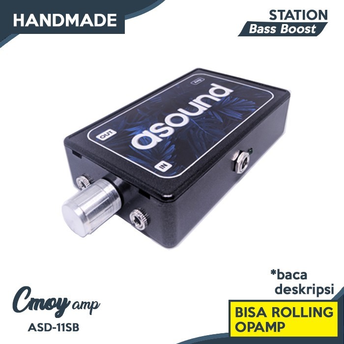 CMoy Amplifier Bass Boost Station + Baterai 9V