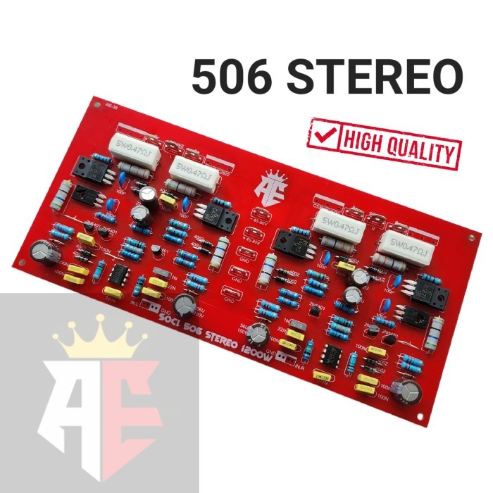 Kit Driver Power Amplifier SOCL 506 Stereo 1200W AE-38