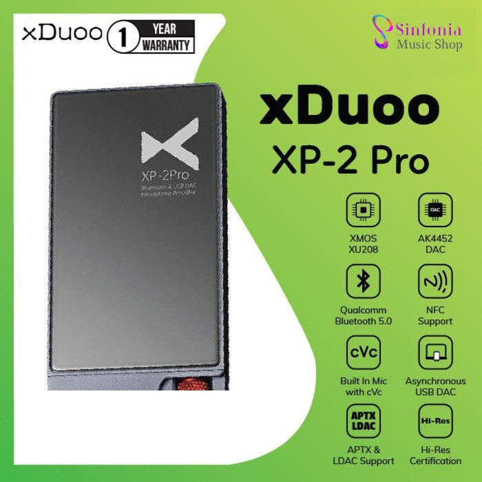 xDuoo XP-2 / XP 2 Pro Portable Bluetooth 5.0 Headphone Amplifier