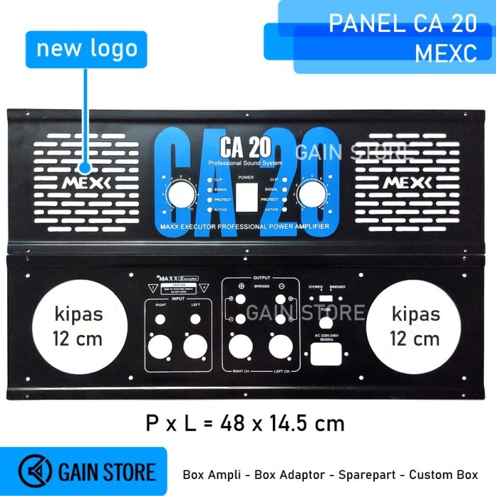 PANEL CA20 CA 20 POWER AMPLI AMPLIFIER