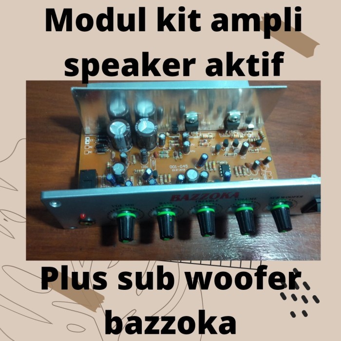 kit modul power amplifier speaker aktif bazzoka tip 31 dan 32 mono