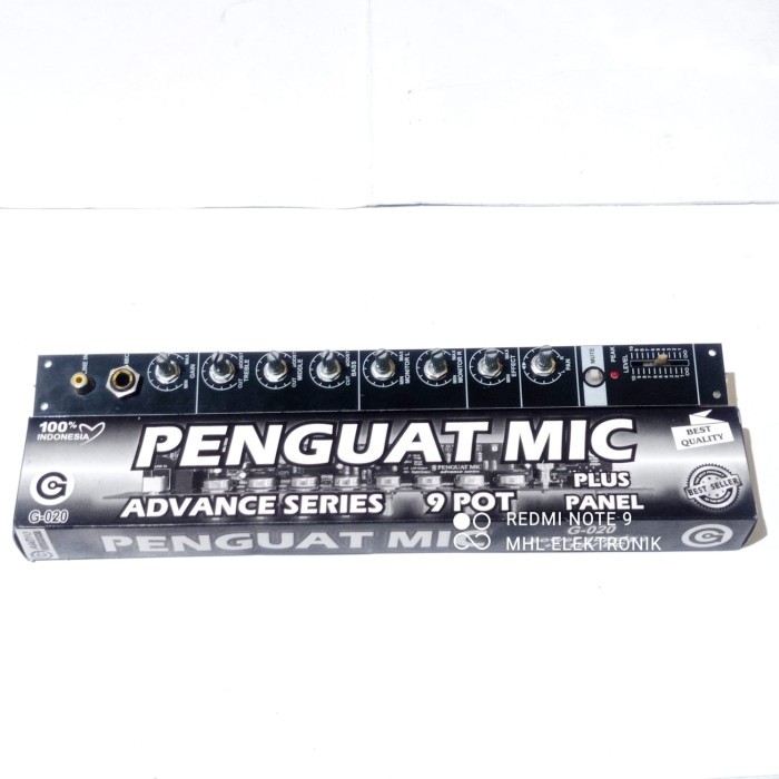 Penguat Mic Advanced Series 9 Pot Plus Panel G-020