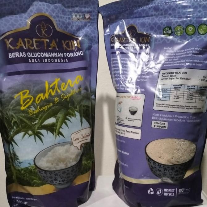 

Beras Porang Rendah Gula Karetakin Bahtera 2 x 1 Kg