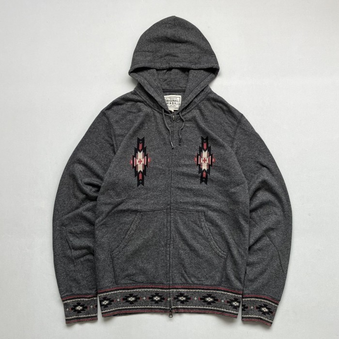 ZIP HOODIE UNIQLO NAVAJO