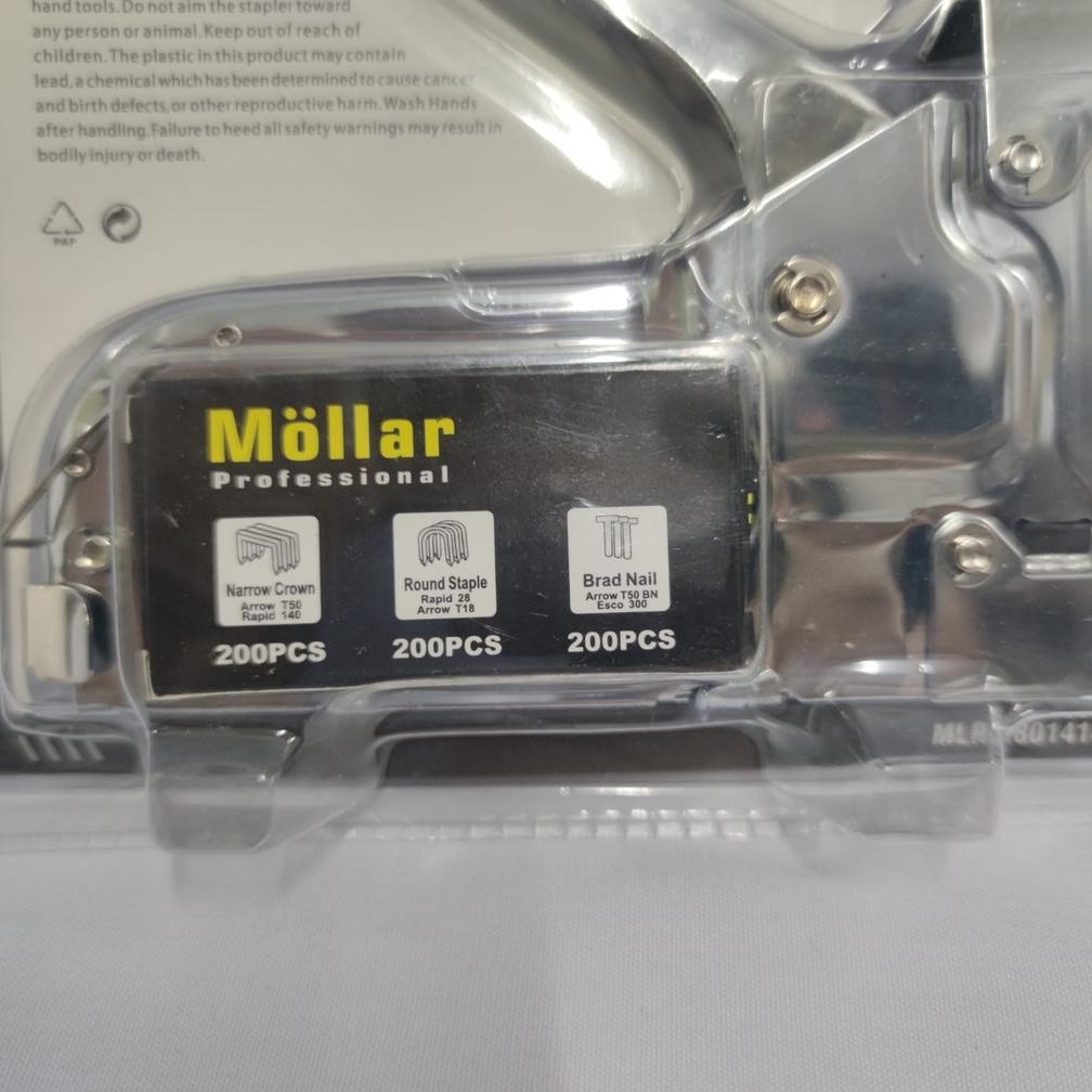 

MMA-1318 Gun Tacker Alat Staples dan Paku Tembak 3in1 / Staple Gun Mollar 4-14mm Sale