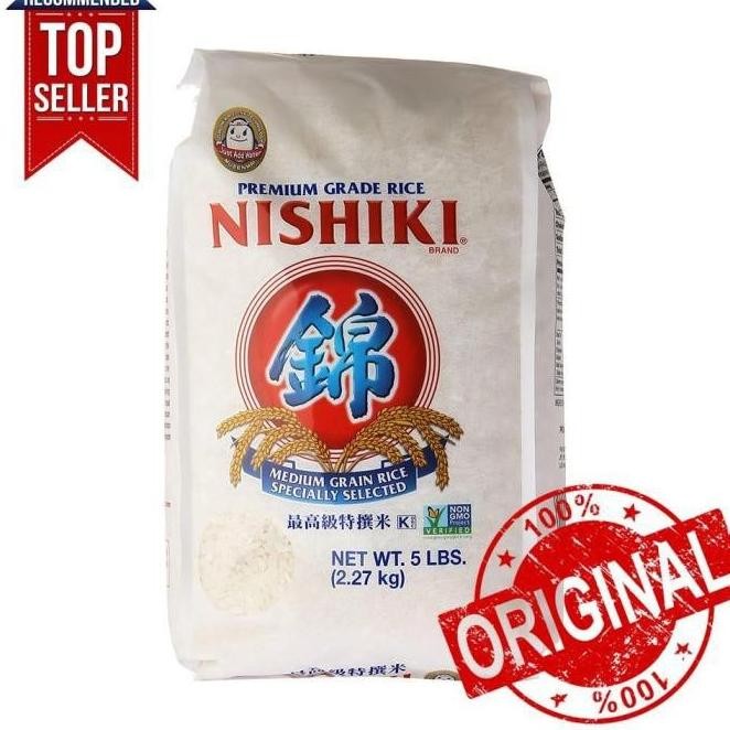 

Beras premium nishiki beras jepang 2,27kg GS1