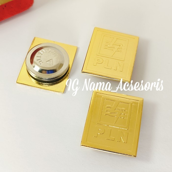 Pin - Pin Bros Pln Premium Lapis Emas